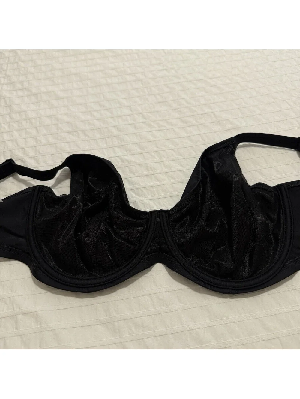 Elomi 36G Essentials Underwire Swim Bikini Bra Top ES7500 Black